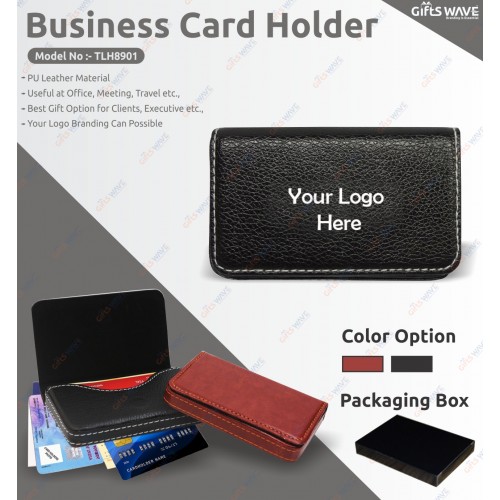 Premium Business Card Holder - Black