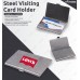 Steel Visiting Card Holder 