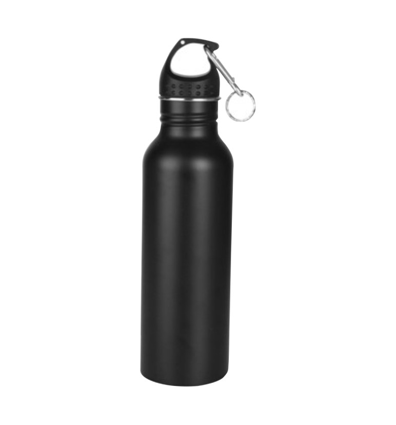 Black Matte Finished Stainless Steel Bottle 750 ML 