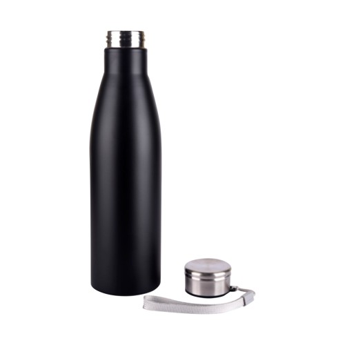 Black Stainless Steel Sipper Bottle 750 ML 