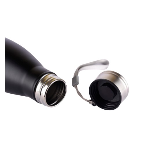 Black Stainless Steel Sipper Bottle 750 ML 