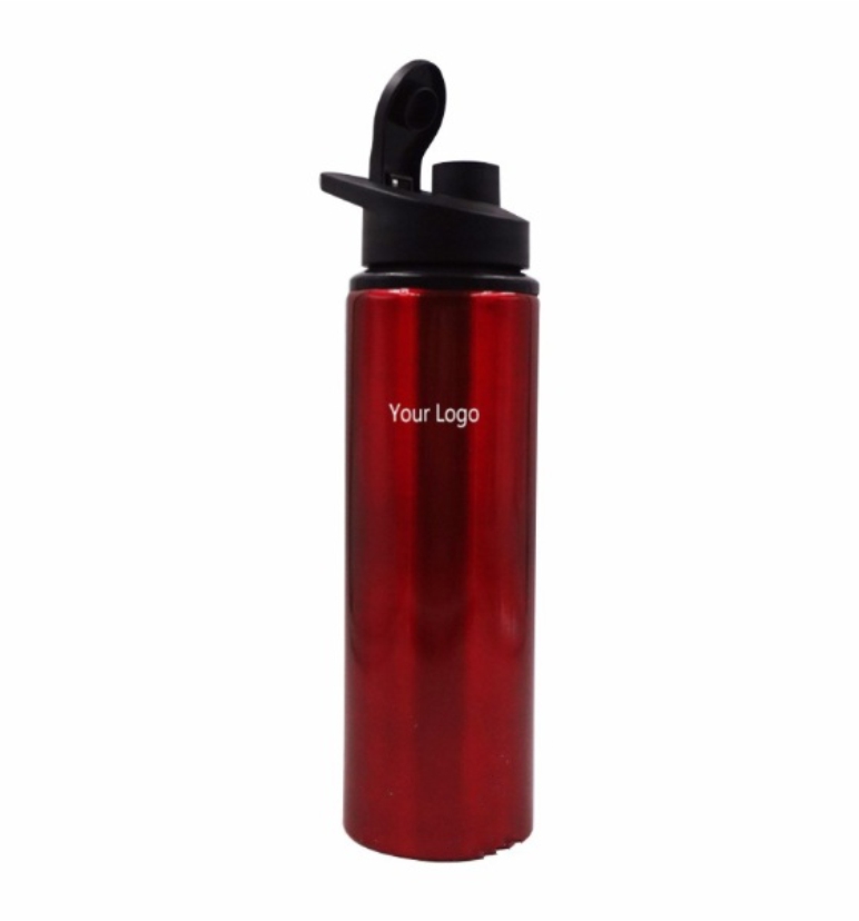 Aluminium Sipper Water Bottle - 750 ML Red