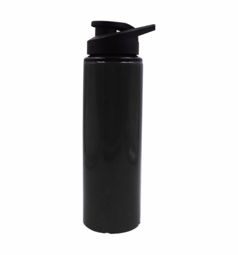 Aluminium Sipper Water Bottle -750 ML  Black 