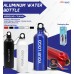 Black Aluminium Water Bottle - 750 ML 