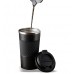 Stainless Steel Travel Mug With Silicon Tumbler - MEGNUS