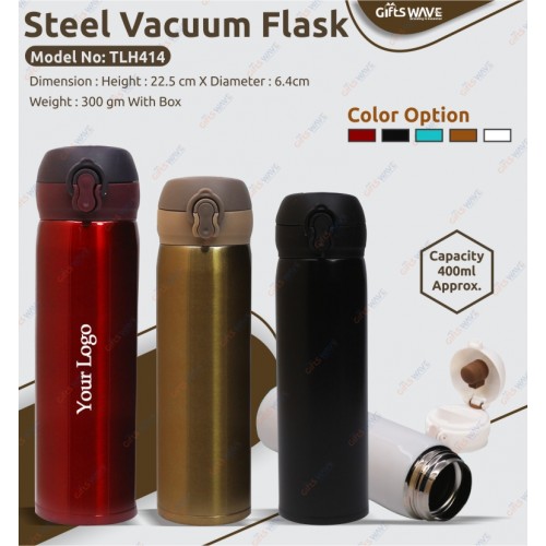 Stainless Steel Vacuum Bottle - 400 ML 