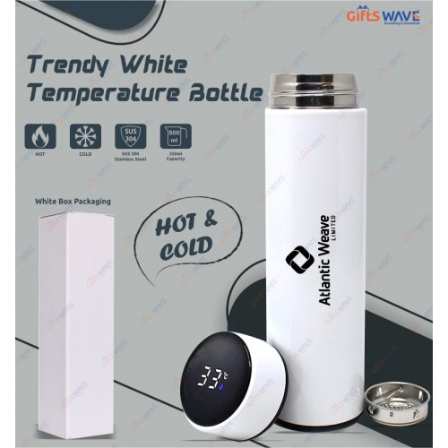 Premium Temperature Bottle 500 ML - White