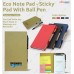 Eco Sticky Note Pad With Ball Pen 