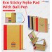 Eco Sticky Note Pad With Memo Pad 