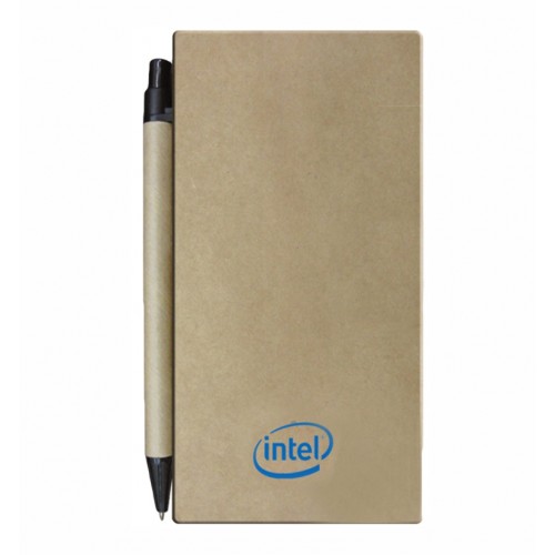 Eco Sticky Note Pad with Pen 