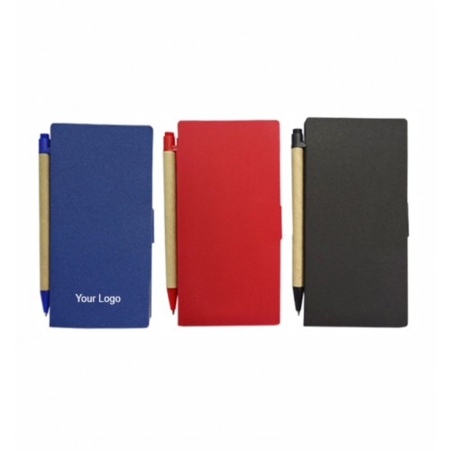 Eco Sticky Note Pad with Pen 