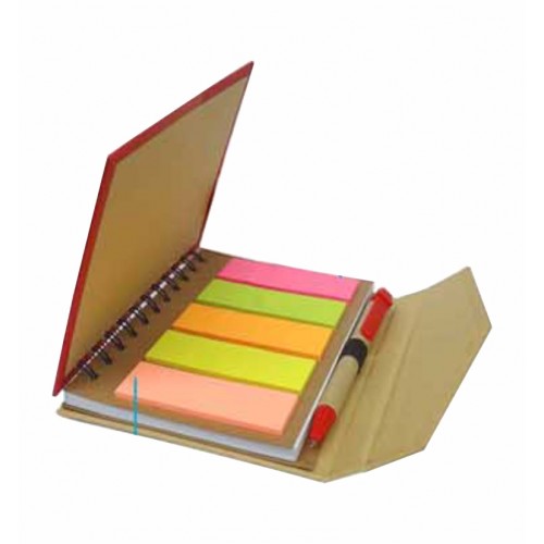 Eco Sticky Note Pad with Pen 