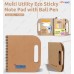 Multi Utility Eco Sticky Note Pad & Ball Pen 