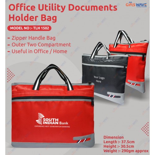 Office Utility Documents Bag TLH - 1502