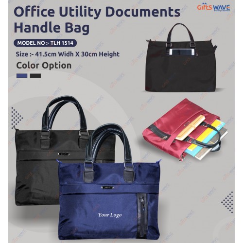 Office Utility Documents Handle Bag TLH - 1514