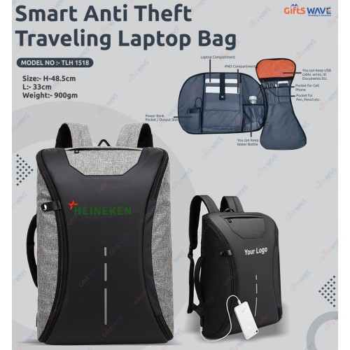 Anti Theft Smart Travel Laptop Bag