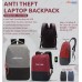 Anit Theft Laptop Backpack Bag