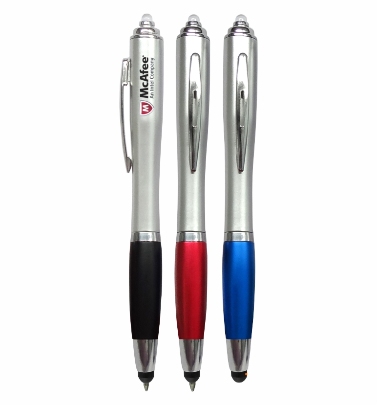 3 In 1 Ball Plastic Pen 