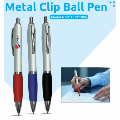 Metal Clip Ball Pen 